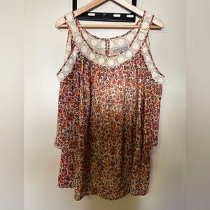 Daniel Rainn Floral Sleeveless Top - Plus Size 0X